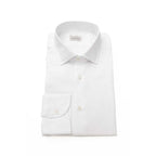 Bagutta White Cotton Men's Dress Shirt