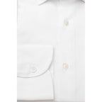 Bagutta White Cotton Men's Dress Shirt