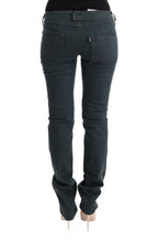 Costume National Gray Cotton Superslim Denim Jeans