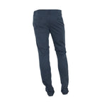 Made in Italy Blue Cotton Men Pant