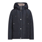 Aquascutum Blue Polyamide Men Jacket