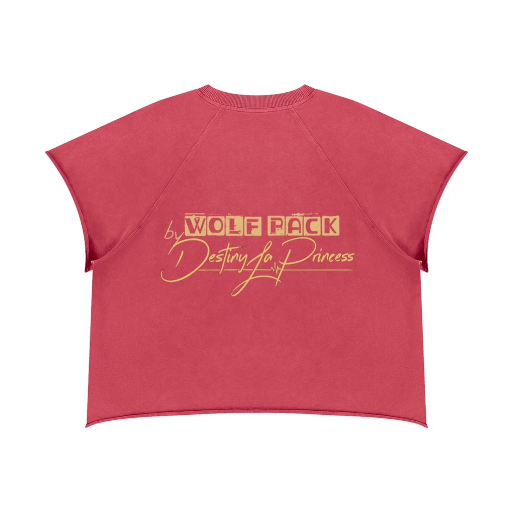 Unisex Vintage Wash Raw Edge T-Shirt