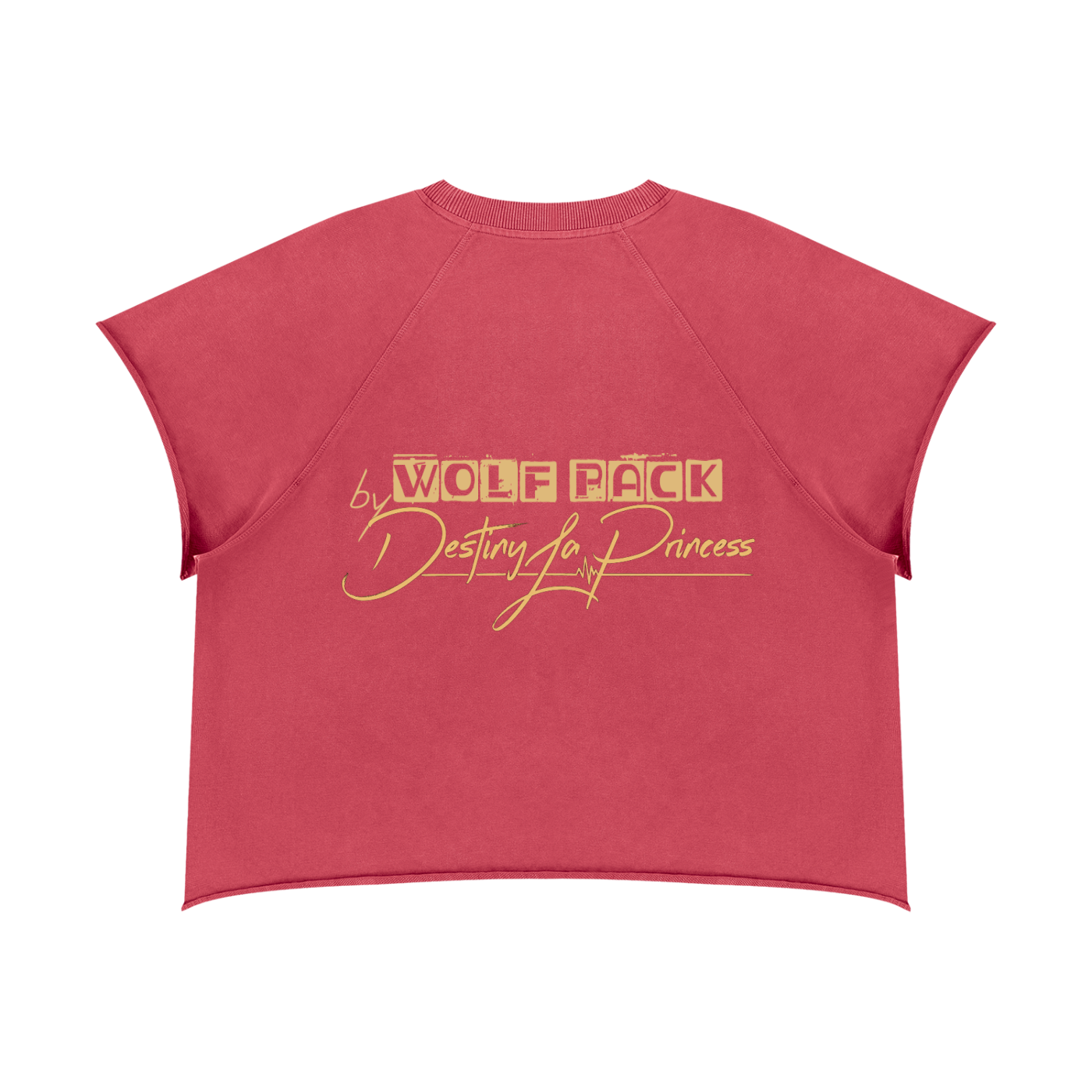 Unisex Vintage Wash Raw Edge T-Shirt