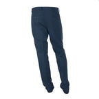 Made in Italy Blue Cotton Men Pants