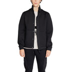 Antony Morato Black Polyester Full-Length Jacket