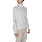 Antony Morato White Cotton Turtleneck