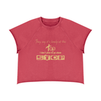 Unisex Vintage Wash Raw Edge T-Shirt