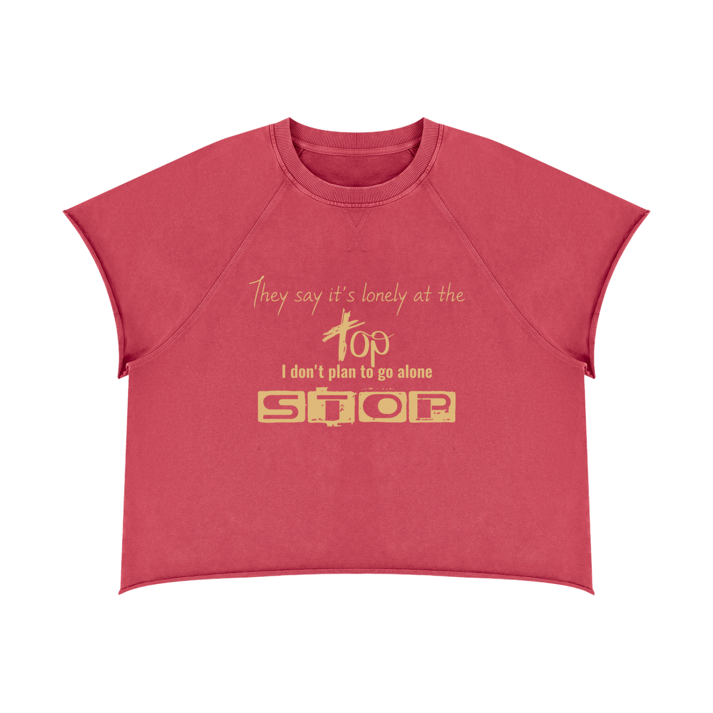 Unisex Vintage Wash Raw Edge T-Shirt