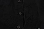 Costume National Black Fine Wool Button Cardigan