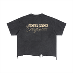 Vintage Wash Boxy Distressed Hem T-Shirt