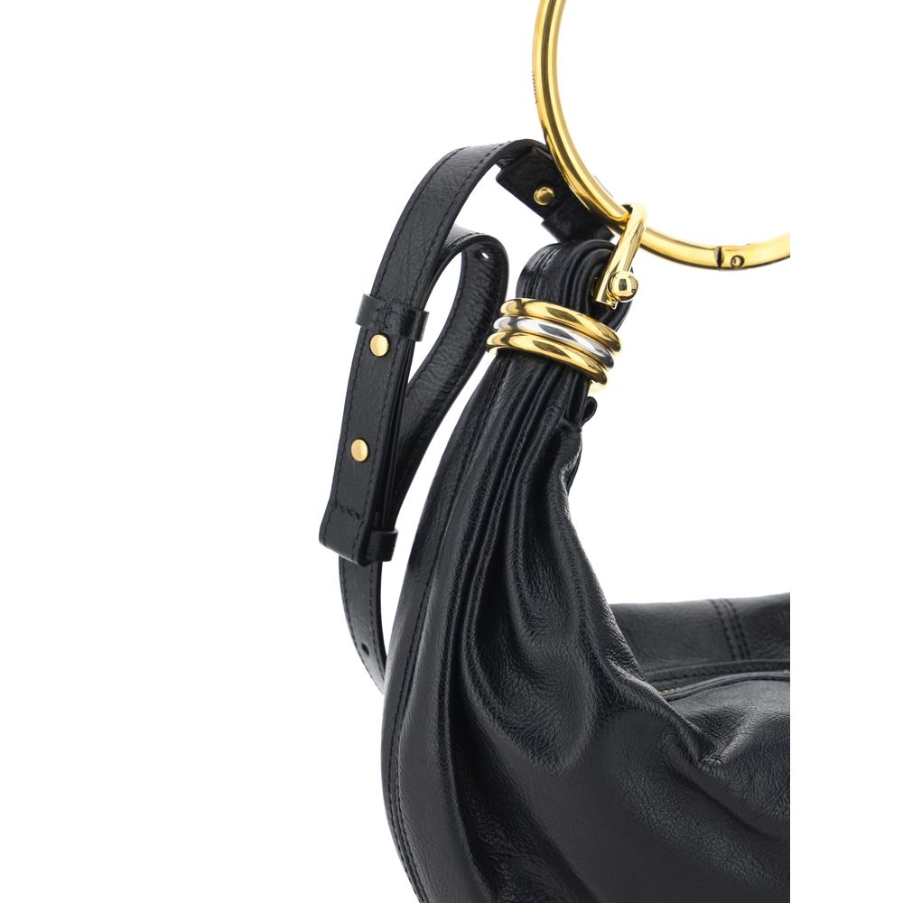 Chloé Black Calf Leather Bos Taurus Handbag