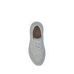 Chloé White Calf Leather Bos Taurus Platform Sneakers