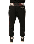Authentic Designer Authentic Designer Dolce & Gabbana Black Camouflage Wool Jogger Sweatpants Pants