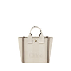 Chloé Beige Cotton Shoulder Bag
