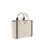 Chloé Beige Cotton Shoulder Bag