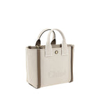 Chloé Beige Cotton Shoulder Bag
