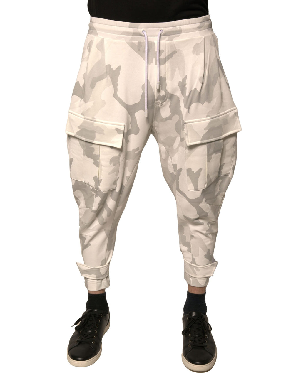 Authentic Designer Authentic Designer Dolce & Gabbana White Camouflage Cargo Jogger Pants