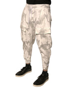 Authentic Designer Authentic Designer Dolce & Gabbana White Camouflage Cargo Jogger Pants