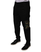 Authentic Designer Authentic Designer Dolce & Gabbana Black Cotton Men Cargo Casual Pants