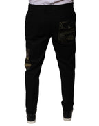 Authentic Designer Authentic Designer Dolce & Gabbana Black Cotton Men Cargo Casual Pants