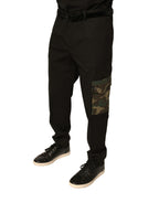 Authentic Designer Authentic Designer Dolce & Gabbana Black Cotton Men Cargo Casual Pants