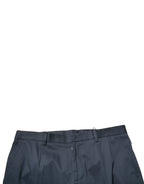 Authentic Designer Authentic Designer Dolce & Gabbana Dark Blue Cotton Stretch Skinny Men Dress Pants