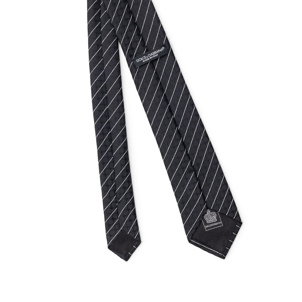 Dolce & Gabbana Black Polyester Tie