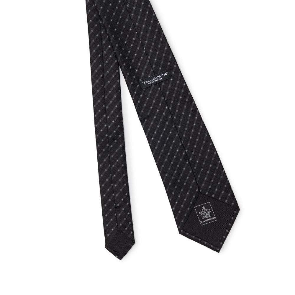 Dolce & Gabbana Black Silk Tie