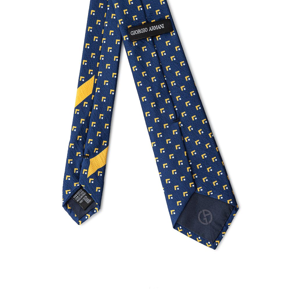 Giorgio Armani Blue Silk Tie
