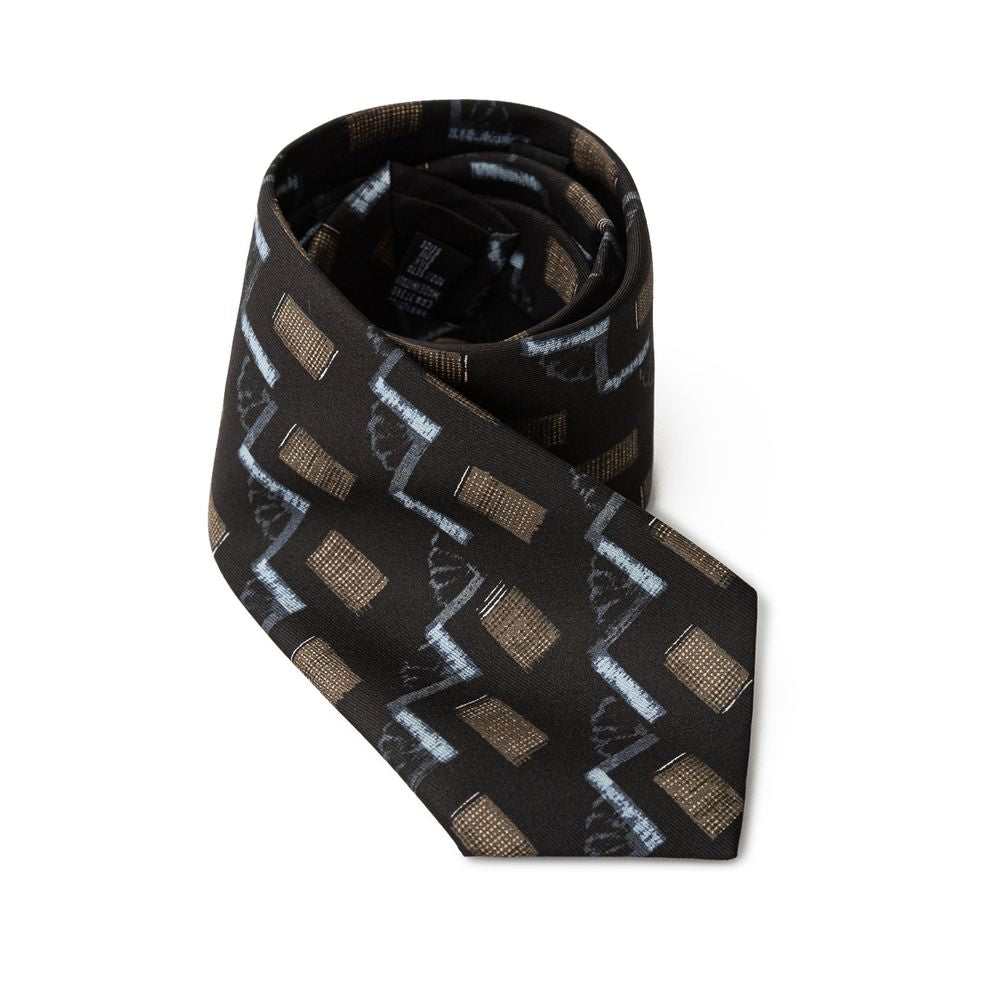 Giorgio Armani Black Silk Tie