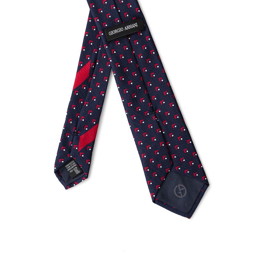 Giorgio Armani Blue Silk Tie
