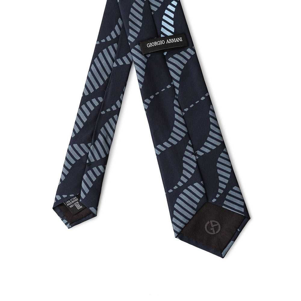 Giorgio Armani Blue Silk Tie