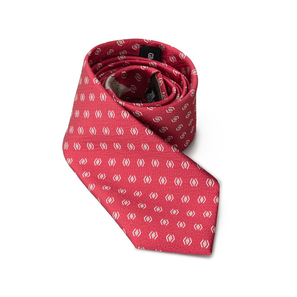 Giorgio Armani Red Silk Tie