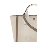 Chloé Beige Cotton Handbag
