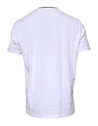 Dolce & Gabbana White Sacred Heart Short Sleeve T-shirt