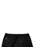 Authentic Designer Authentic Designer Dolce & Gabbana Black Cotton Men Jogger Sweatpants Pants