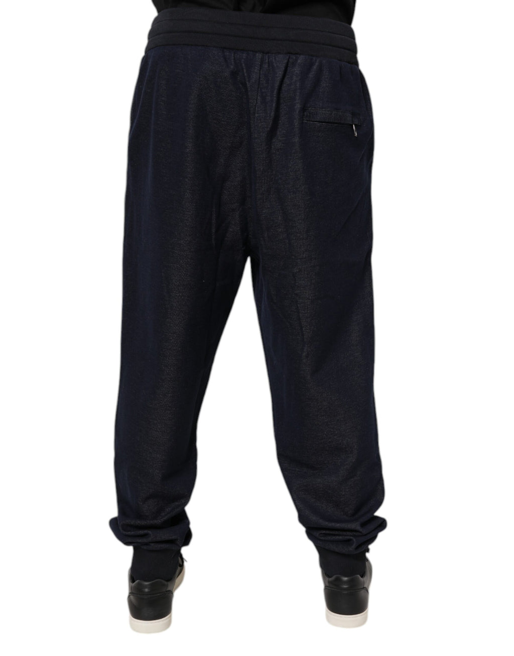 Authentic Designer Authentic Designer Dolce & Gabbana Black Jacquard Jogger Men Sweatpants Pants
