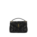 Saint Laurent Black Lamb Leather Shoulder Bag