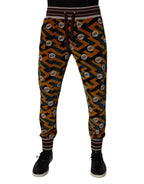 Authentic Designer Authentic Designer Dolce & Gabbana Multicolor Logo Monogram Jogger Sweatpants Pants