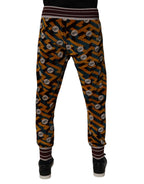 Authentic Designer Authentic Designer Dolce & Gabbana Multicolor Logo Monogram Jogger Sweatpants Pants