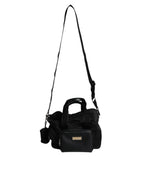 Authentic Designer Authentic Designer Dolce & Gabbana Black Shoulder Strap Pet Carry Logo Plaque Bag
