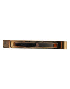 Dolce & Gabbana Multicolor Gold Tone Brass Tie Clip Bar