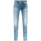 Dsquared² Blue Cotton Men's Slim Fit Jean