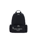 Dolce & Gabbana Black Nylon Backpack