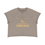 Unisex Vintage Wash Raw Edge T-Shirt