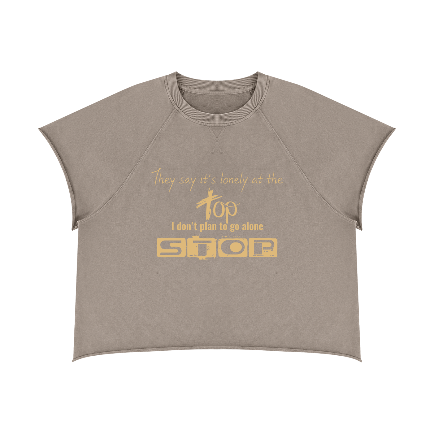 Unisex Vintage Wash Raw Edge T-Shirt