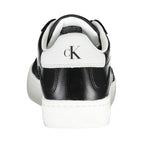 Calvin Klein Black Leather Women's Sneaker