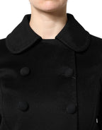 Dolce & Gabbana Black Wool Sartoria Italiano Blazer Jacket