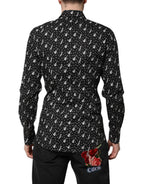 Dolce & Gabbana Black GOLD Instrument Embellished Shirt