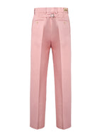 Gucci Light Pink Cotton Pants